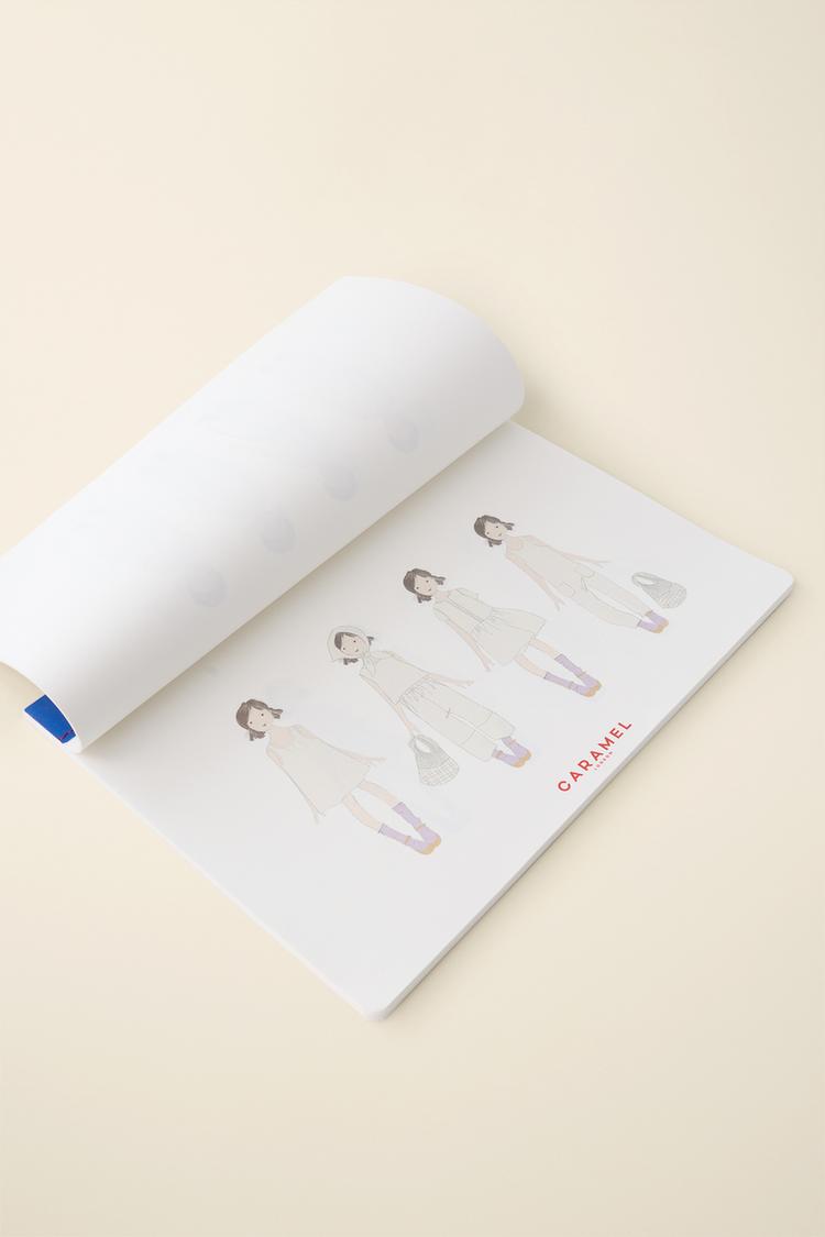 BLOCO DE STICKERS CREATED BY CARAMEL LONDON X ZARA
