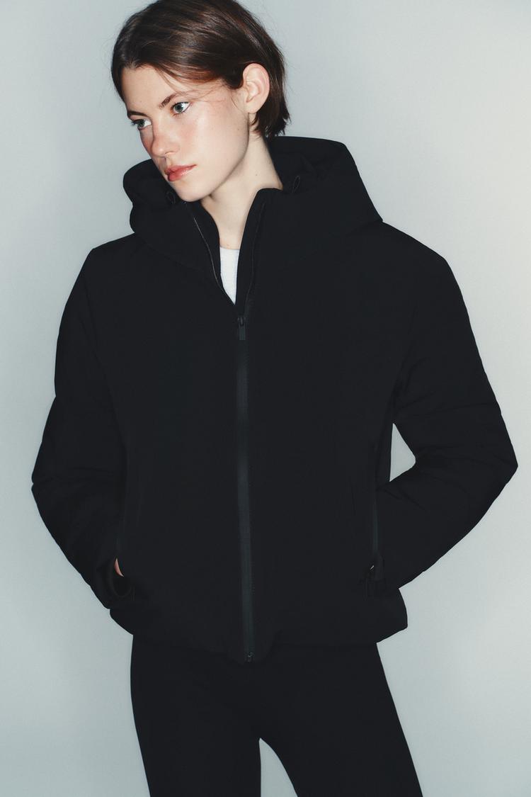 ANORAQUE COM CAPUZ WATER REPELLENT WINDPROOF